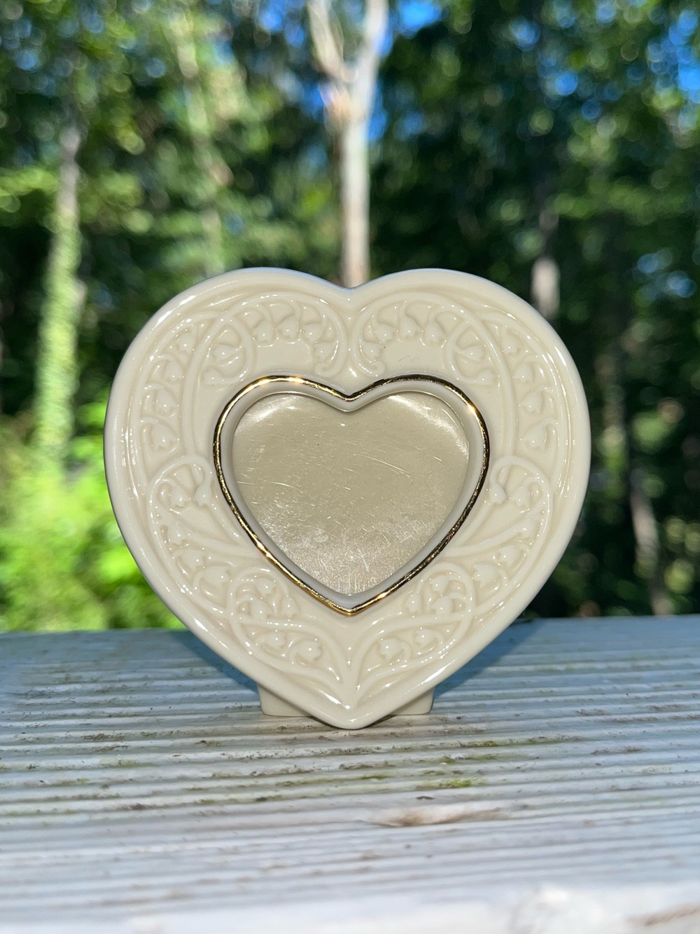 Heart Shaped Picture Frame by Lenox | Wedding Promises Collection